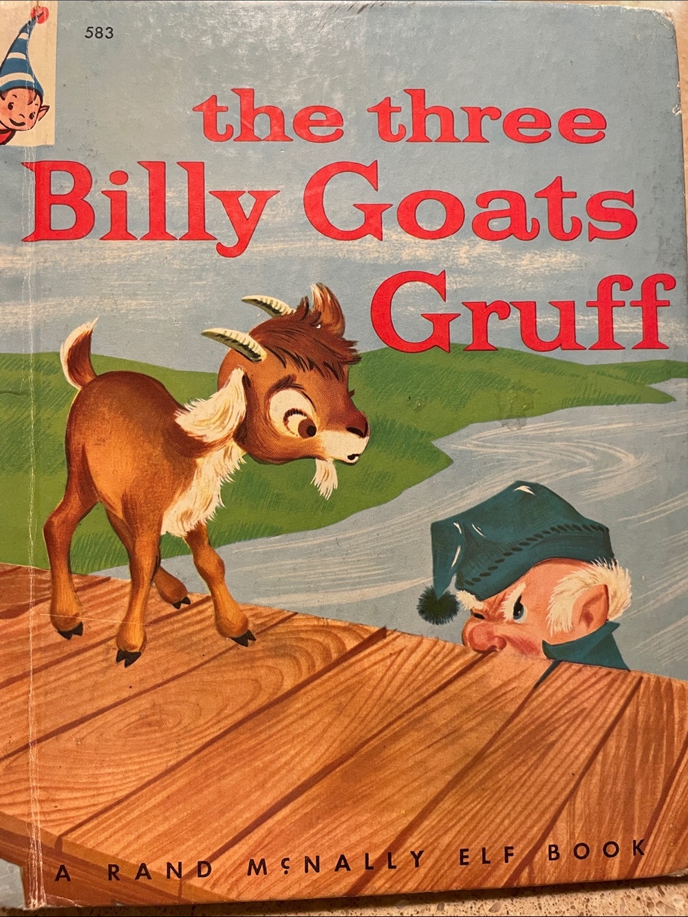 Rand McNally The Three Billy Goats Gruff - Brown Goat Kids Book